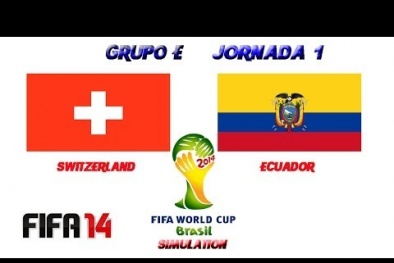 Link Sopcast xem trực tiếp trận Thụy Sĩ - Ecuador ngày 15/6 World Cup 2014